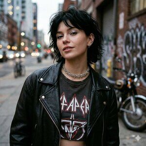 Vintage Avon Silver Cluster Link Choker 16" + 3" Extender Y2K Grunge Aesthetic